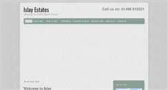 Desktop Screenshot of islayestates.com